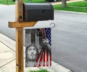 Jesus 911 Never Forget Flag 2025 American Flag In Memorial Of 9-11 Attack September 11Th 1