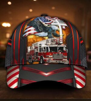 Jesus American Eagle Firefighter Classic Cap All Over Print