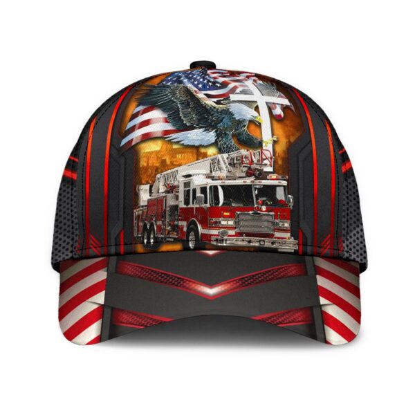 Jesus American Eagle Firefighter Classic Cap – Gift 2025 for Men Women