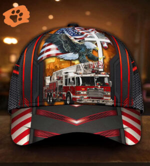 Jesus American Eagle Firefighter Classic Cap - Gift 2025 for Men Women