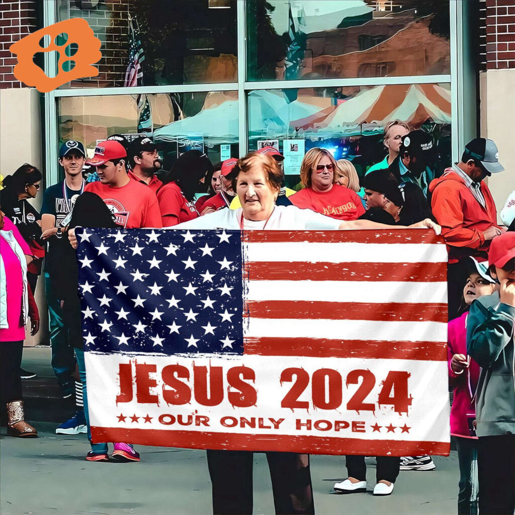 Jesus American Flag & 2024 Hope Garden Flag Set: Patriotic Christ Faith Flags for Home & Yard Jesus American Flag & 2024 Hope Garden Flag Set: Patriotic Christ Faith Flags for Home & Yard