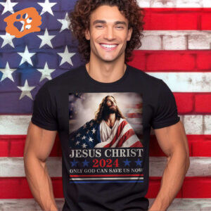 Jesus American Flag Shirt & Hoodie for Independence Day 2024 Perfect Gift for Jesus Lovers