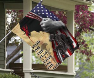 Jesus American Flag Stand For The Flag Kneel For THe Gross 3
