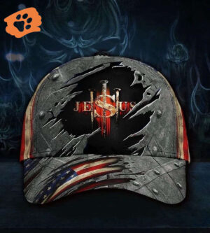 Jesus American Flag Vintage Cap Men Patriotic Hat Classic Cap Trucker Classic Hats Gift