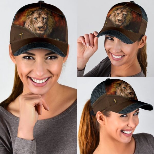 Jesus And Awesome Lion Classic Cap – Gift 2025 for Men Women