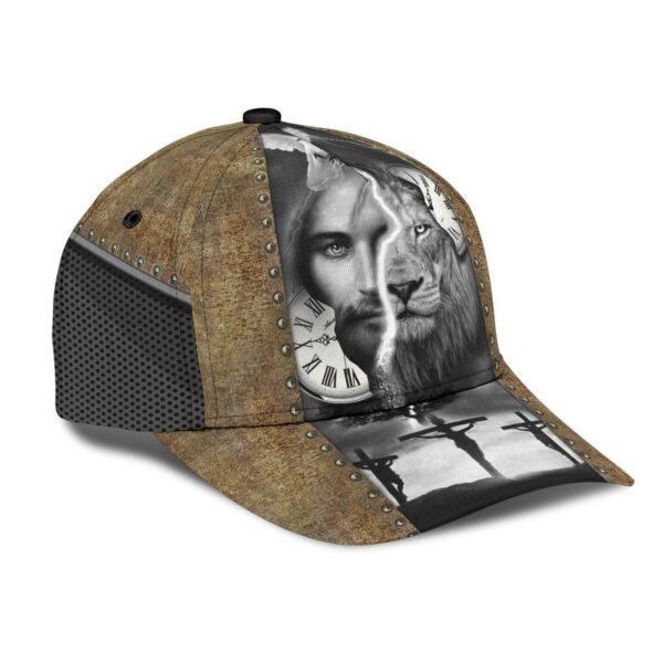 Jesus And Lion Believe 3D All Over Printed Classic Cap Love God Gift