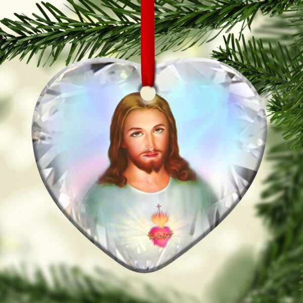 Jesus Angel Bestie Heart Ceramic Ornament – Great Friends Like Stars Gift