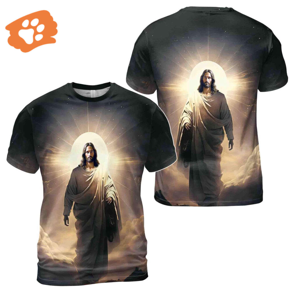Jesus Aureola Jesus Come To The Sheep Men’s T-shirt S-5XL Jesus Aureola Jesus Come To The Sheep Men’s T-shirt S-5XL