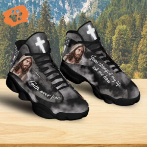 Jesus Basketball Shoes, Jesus Changed My Life, Religious Gift For Family, Jesus Running Shoes Footwear