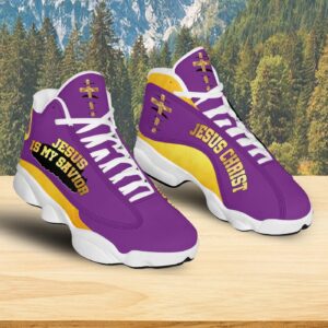 Jesus Basketball Shoes, Jesus Is My Savior Running Footwear, Cross Christian Faith Religious Gifts 1
