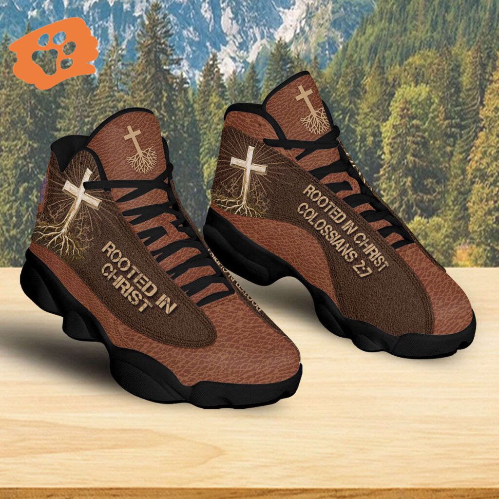 Jesus Basketball Shoes, Rooted In Christ, Jesus Christian Cross Shoes, Christian Unisex Sneaker, Jesus Running Shoes, Christian Gifts Jesus Basketball Shoes, Rooted In Christ, Jesus Christian Cross Shoes, Christian Unisex Sneaker, Jesus Running Shoes, Christian Gifts
