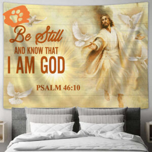Jesus Be Still Large Tapestry - Christian Religious Art Prints