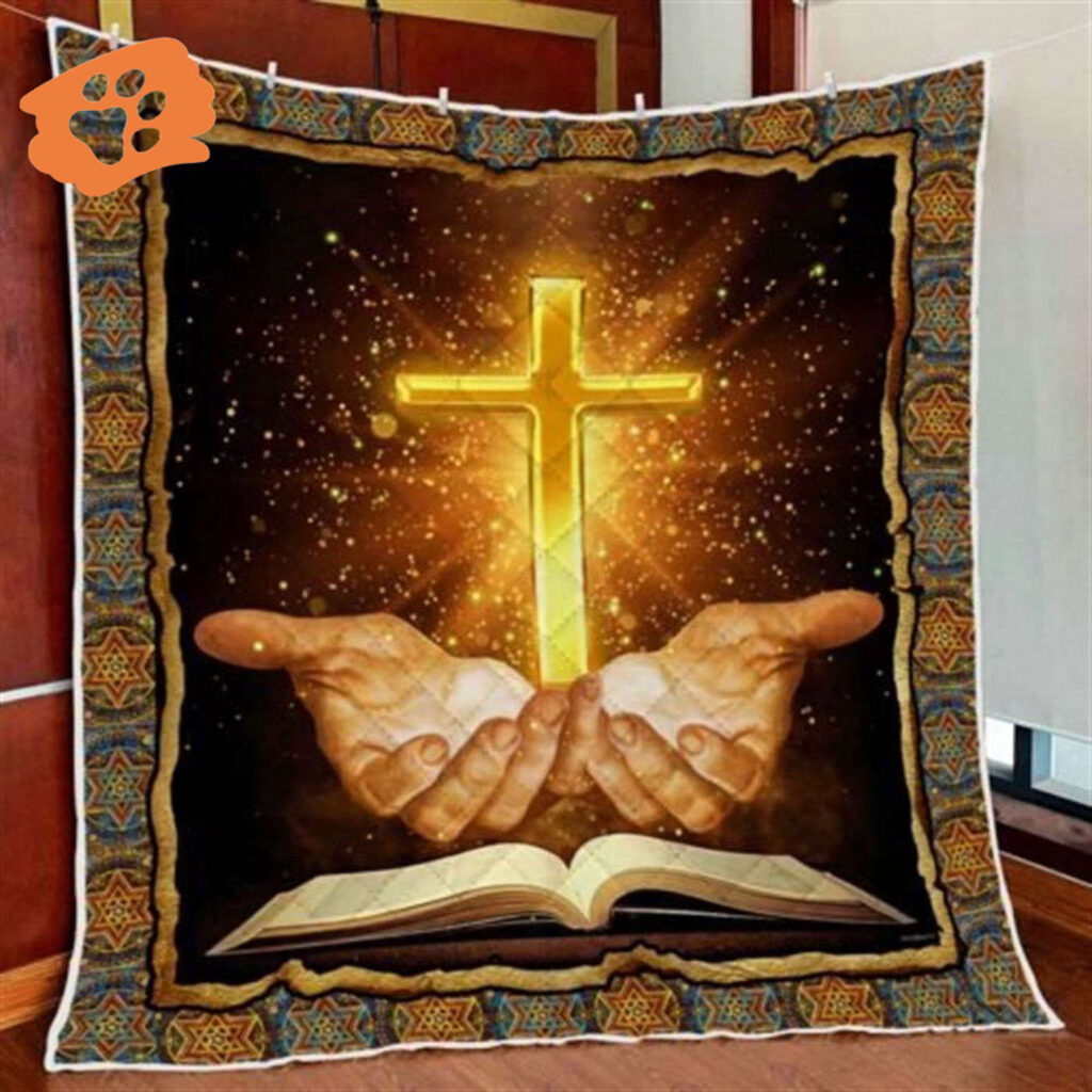 Jesus Bible Christian Quilt Blanket – Perfect Christian Gift for Believers Jesus Bible Christian Quilt Blanket – Perfect Christian Gift for Believers