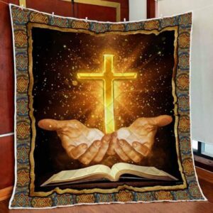 Jesus Bible Quilt Blanket 1