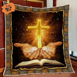 Jesus Bible Quilt Blanket