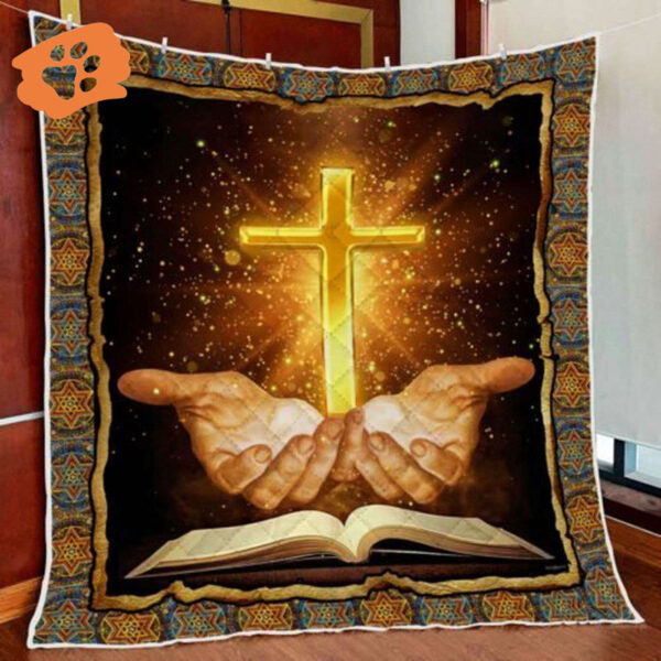 Jesus Bible Quilt Blanket