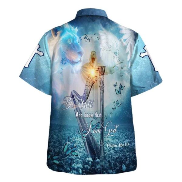 Men s Jesus Be Still And Know Hawaiian Shirt – Christian Gift