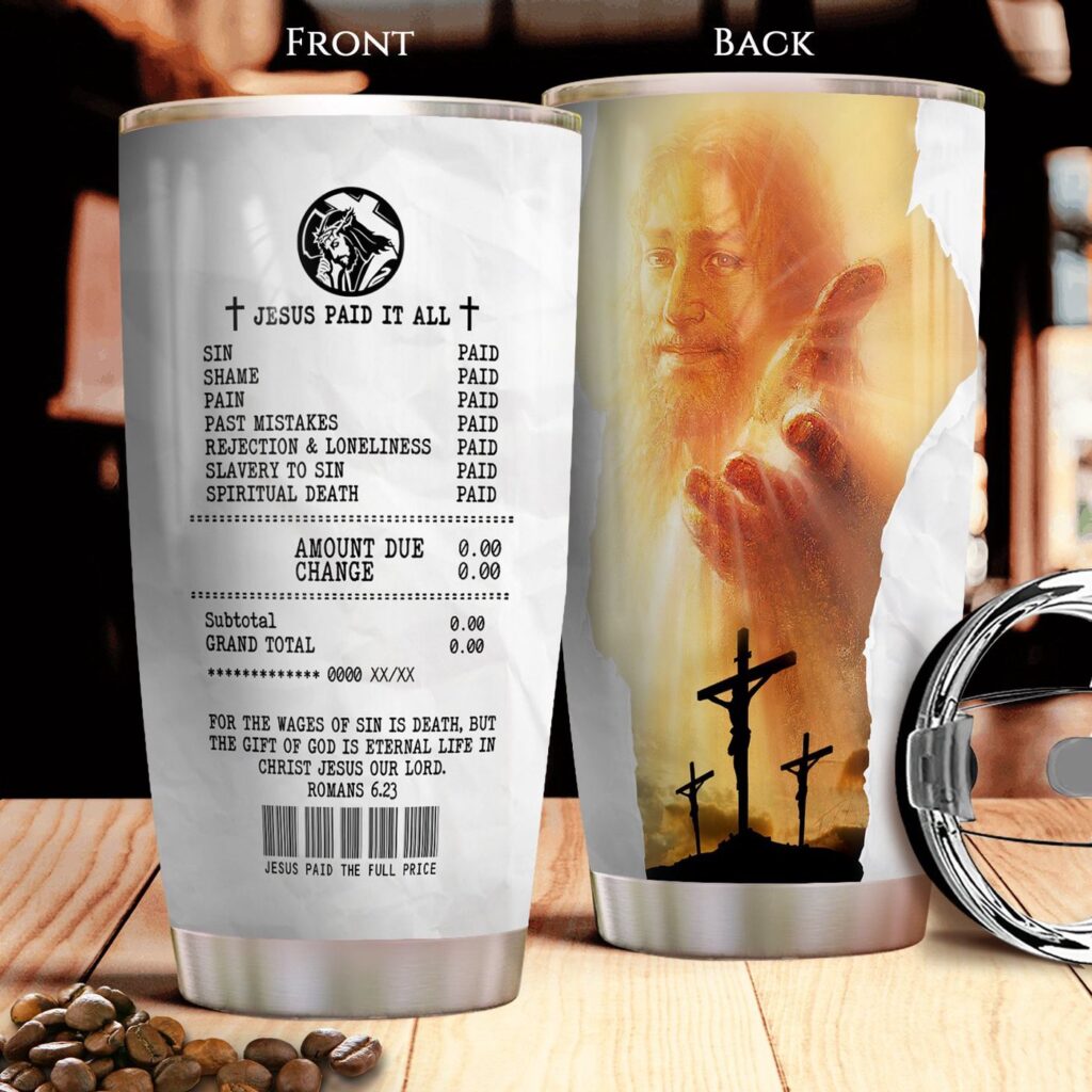 Jesus Bill Stainless Steel Tumbler – Jesus Lover Men Women Jesus Bill Stainless Steel Tumbler – Jesus Lover Men Women