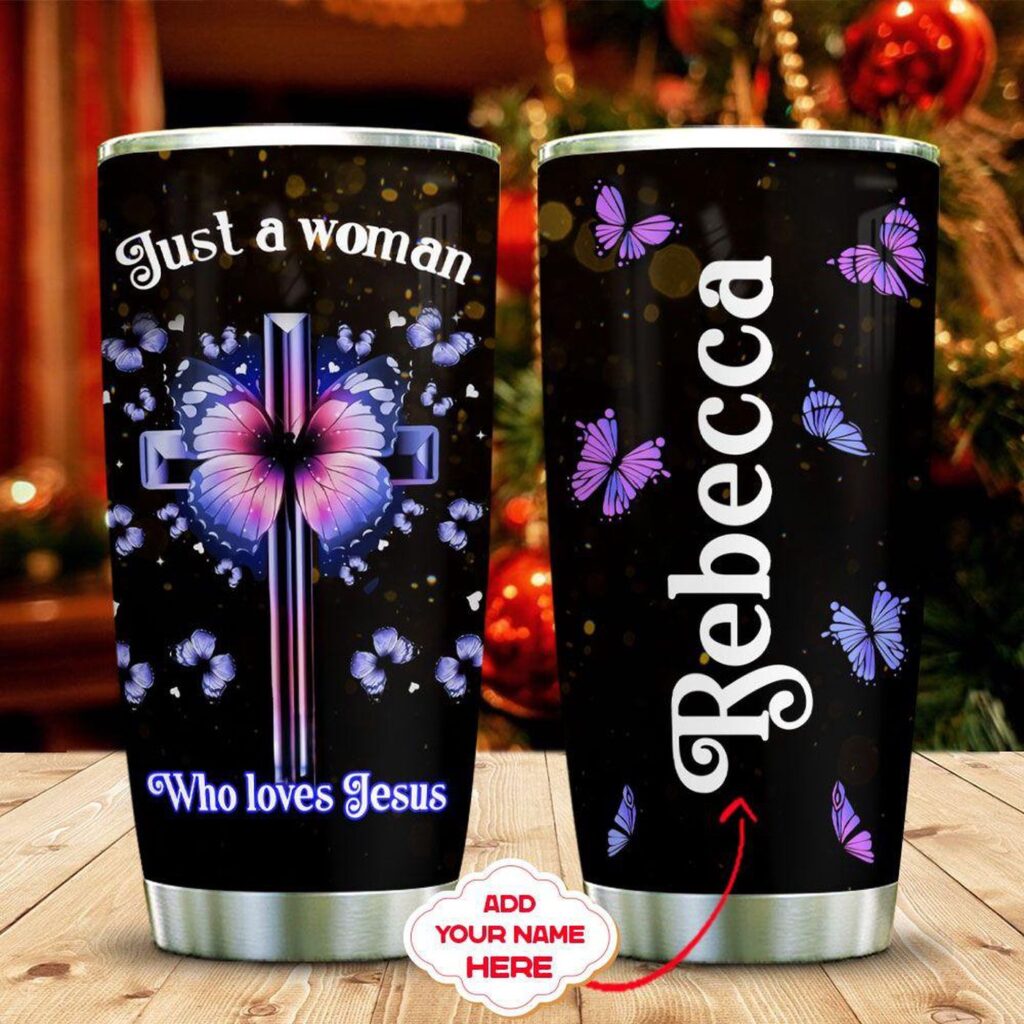 Jesus Butterfly Lover Personalized Stainless Steel Tumbler – Jesus Lover Men Women Jesus Butterfly Lover Personalized Stainless Steel Tumbler – Jesus Lover Men Women