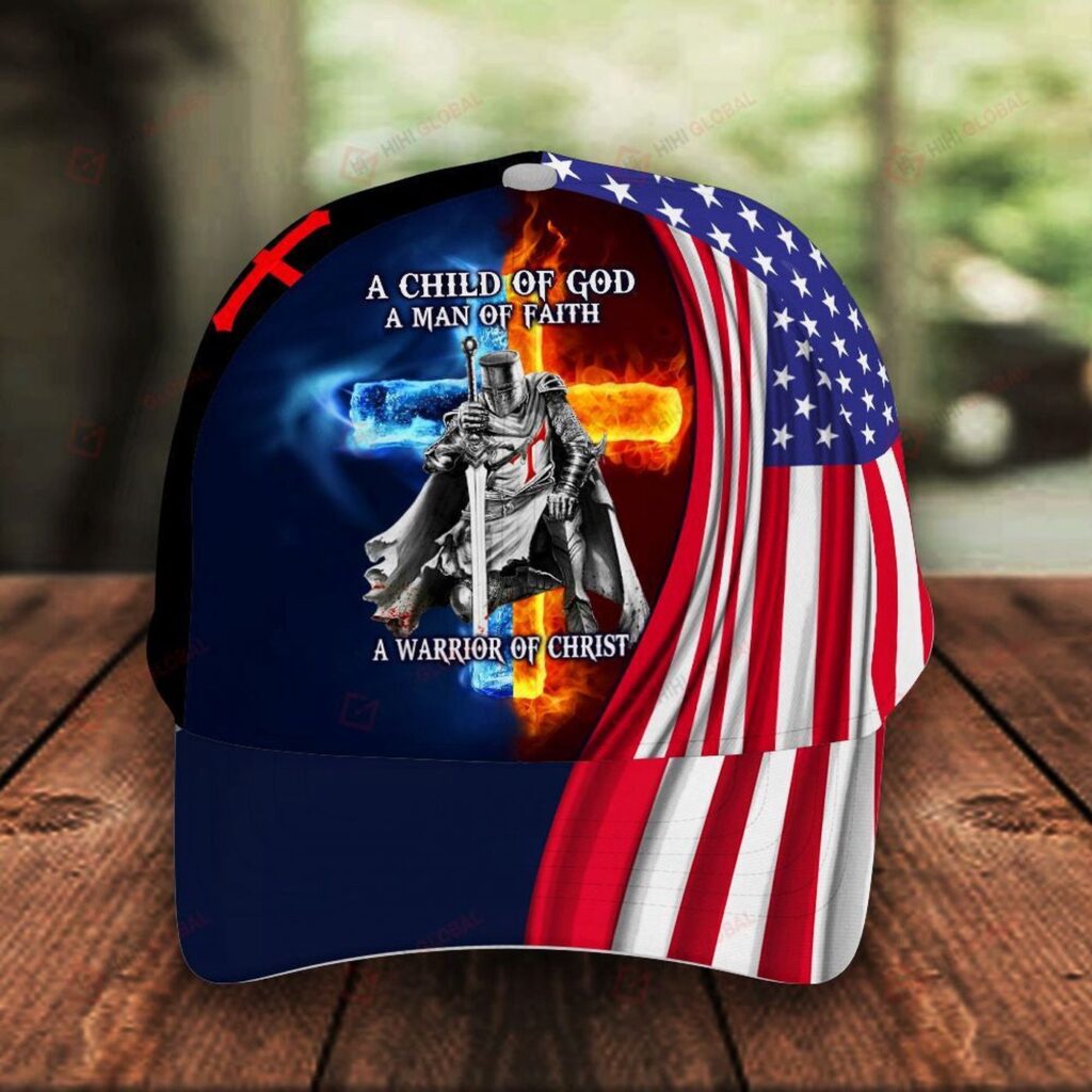 Jesus Christ A Child of God Faith Knight Classic 3d Cap ALL OVER PRINTED Jesus Christ A Child of God Faith Knight Classic 3d Cap ALL OVER PRINTED