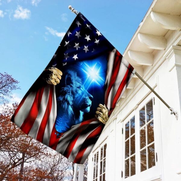 Jesus Christ American House Flags Christian & Scripture Garden Banner
