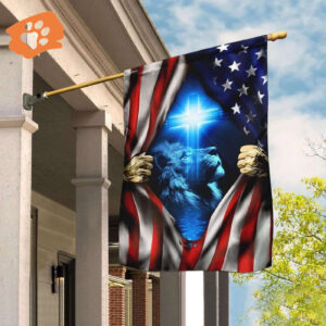 Jesus Christ American House Flags Christian & Scripture Garden Banner