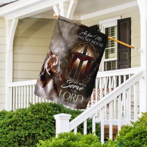 Jesus Christ House Flags: Christian Scripture Garden Banner 1