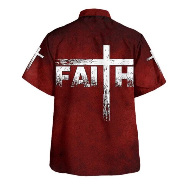 Men s Jesus Christ Cross Faith Hawaiian Shirt – Christian Gift for Him