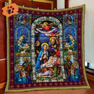 Jesus Christ Family Quilt Blanket