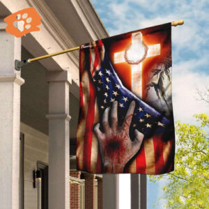 Christian Jesus Christ Flag - Religious Symbol for Faithful Display