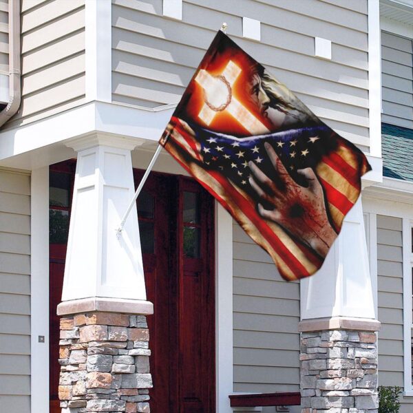 Christian Jesus Christ Flag – Religious Symbol for Faithful Display