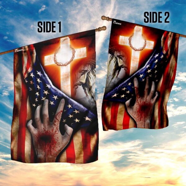Christian Jesus Christ Flag – Religious Symbol for Faithful Display