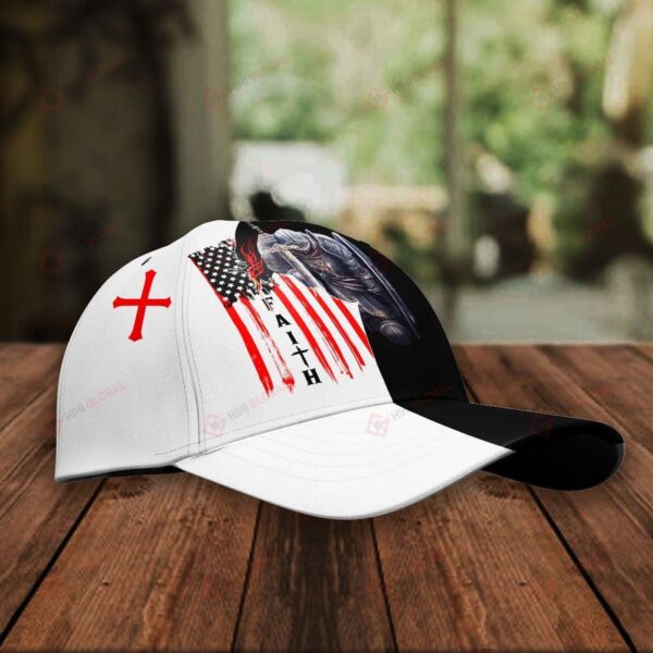 Jesus Christ God Faith Knight Classic 3d Cap ALL OVER PRINTED