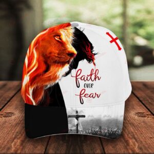 Jesus Christ God Faith Over Fear Classic 3d Cap ALL OVER PRINTED