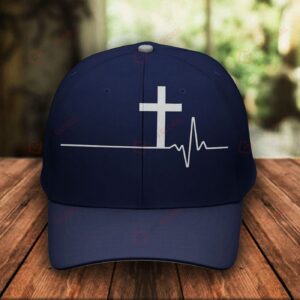 Jesus Christ God Hearbeat Classic 3d Cap ALL OVER PRINTED