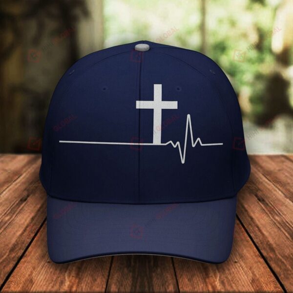 Jesus Christ God Hearbeat Classic 3d Cap ALL OVER PRINTED
