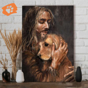 Jesus Christ Hugging a Hug Poster for Home Decor Gift