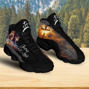 Jesus Christ Is Lord Basketball Shoes, Christian Cross Lion Of Judah Running Shoes, Footwear Faith Gift For Dad 3
