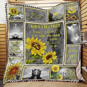 Jesus Christ Quilt NP297: My Lord My Savior - Religious Bedding for Faithful Believers 1