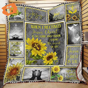 Jesus Christ Quilt NP297: My Lord My Savior - Religious Bedding for Faithful Believers