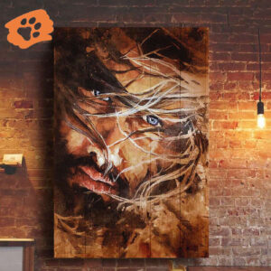 Jesus Christ Watercolor Painting Poster for Home Decor Gift