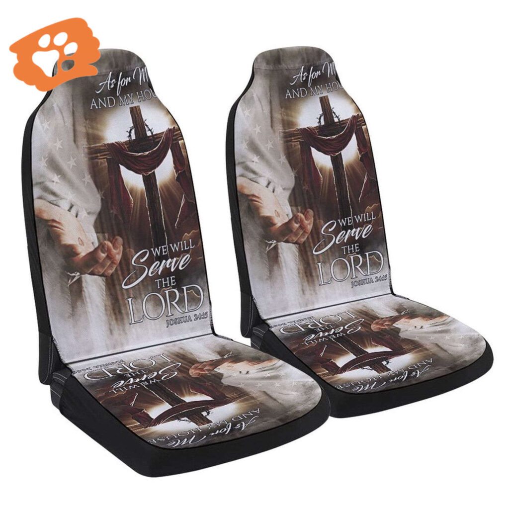 Jesus Christmas Car Seat Cover for Home Festive Car Decor Gift Jesus Christmas Car Seat Cover for Home Festive Car Decor Gift