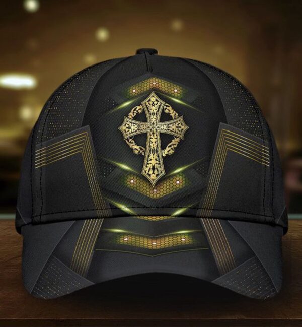 Jesus Cross 3D Classic Cap Trucker Classic Hats Gift