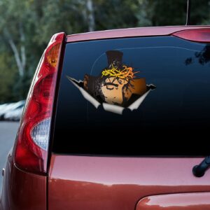 Jesus Cross 3D Vinyl Car Decal Sticker - Car Decor Gift 1