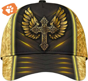 Jesus Cross Angel Wings Baseball Cap Hat  Trucker Classic Hats Gift