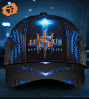 Jesus Cross Blue Saved My Life Classic Cap .CML - Gift 2025 for Men Women