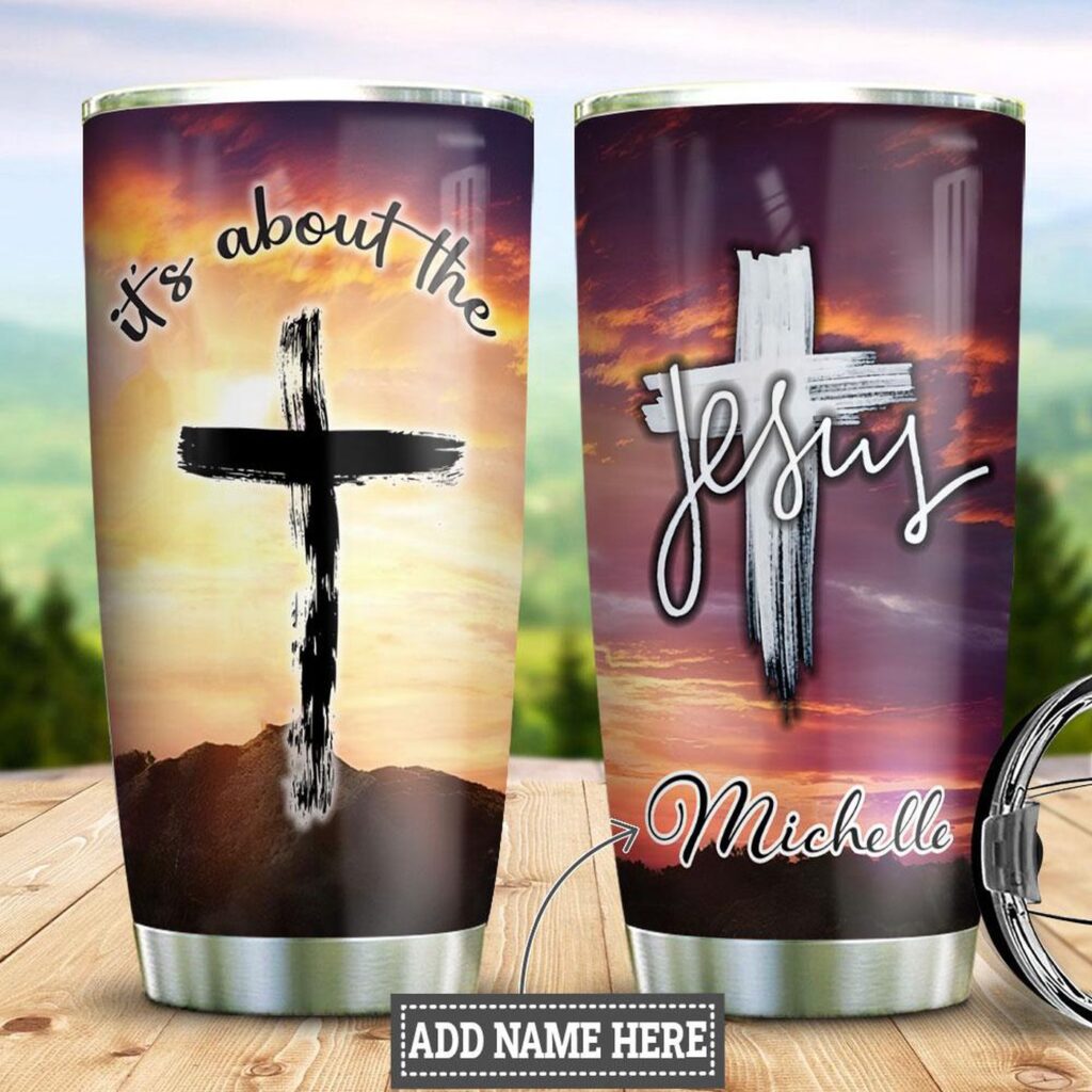 Jesus Cross Personalized Stainless Steel Tumbler – Jesus Lover Men Women Jesus Cross Personalized Stainless Steel Tumbler – Jesus Lover Men Women