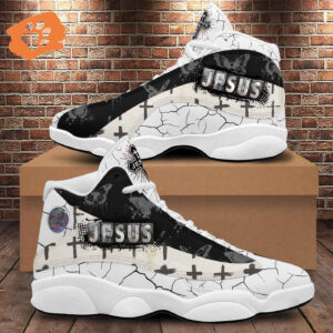 Jesus Cross Running Basketball Shoes, Christian Running Sneakers For Men Women, Jesus Saves Footwear Religious Gift
