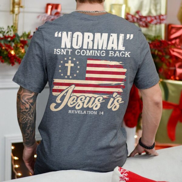 Jesus Cross USA Flag Shirt & Hoodie Set – Patriotic Fourth of July Tee & God Lover Gifts