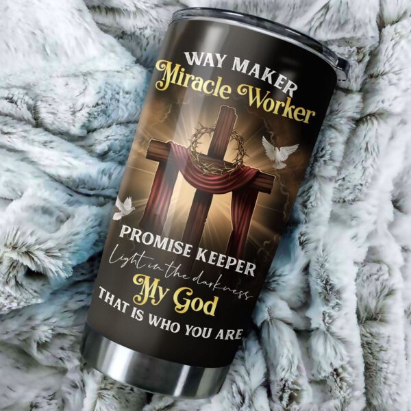 Jesus Custom Name Stainless Steel Tumbler 20Oz – Jesus Lover Men Women